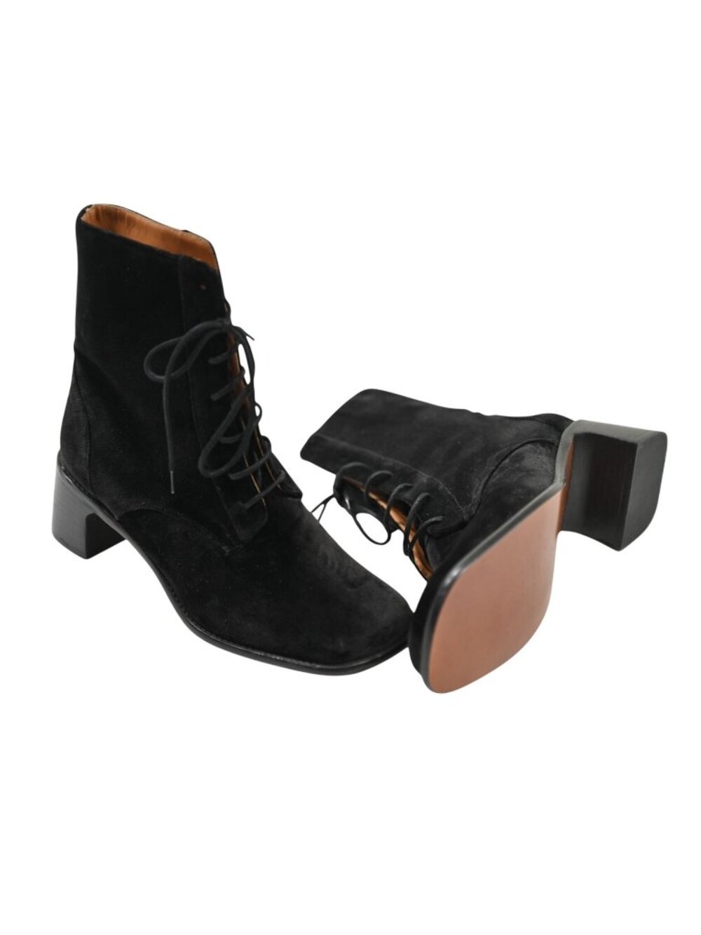 By Far Lamia Boots in Black Velvet